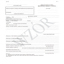 Arkusz ocen dla uczniów branżowej szkoły I stopnia