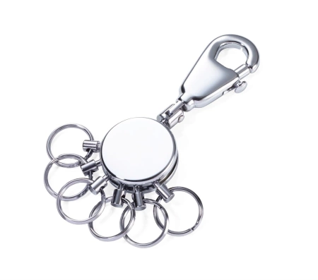 BRELOK DO KLUCZY TROIKA PATENT-OKRĄGŁY Z KARABIŃCZYKIEM