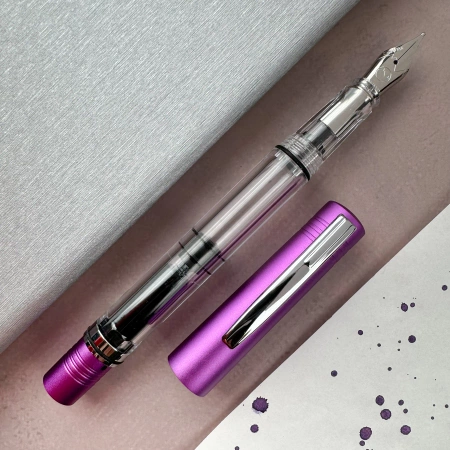 PIÓRO WIECZNE MP1 TRANSPARENT TŁOCZEK PURPLE FROST  F MONTEVERDE