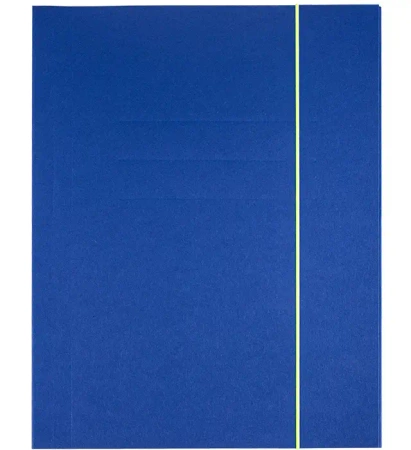 Teczka z gumką A4 KREATIV niebieska