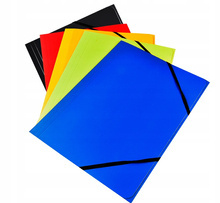 Teczka kartonowa A4 Tetis BT600 z gumką CZARNA