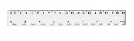 Linijka Tetis BL002 o długości 20 cm
