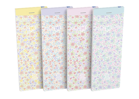 NOTATNIK OXFORD 74X120 80K FLOWERS LISTA ZAK.