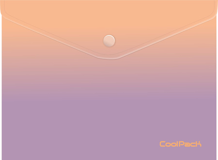 CoolPack Koperta A4 na zatrzask Gradient berry