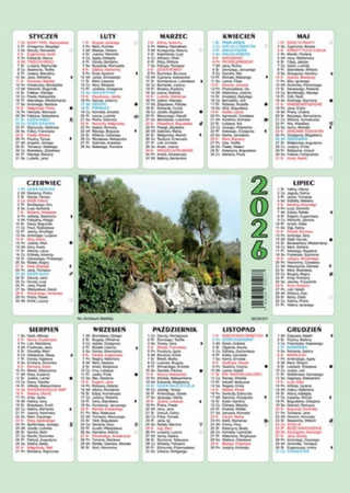 KALENDARZ PLAKIETKA MIX