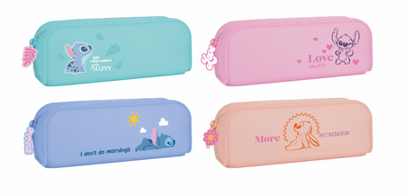 Saszetka silikonowa Disney Fashion Stitch pastelowa mix kolorów