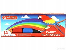 Farby plakatowe HERLITZ 12 kolorów