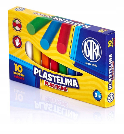 Plastelina ASTRA 10 kolorów