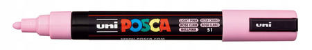 MARKER UNI PC-5M POSCA JASNY RÓŻOWY nr 51