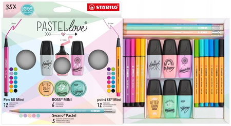 STABILO PASTELLOVE SET 35 SZT