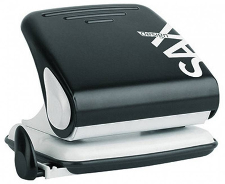 Dziurkacz Design 418 do 25 kartek czarny biurowy