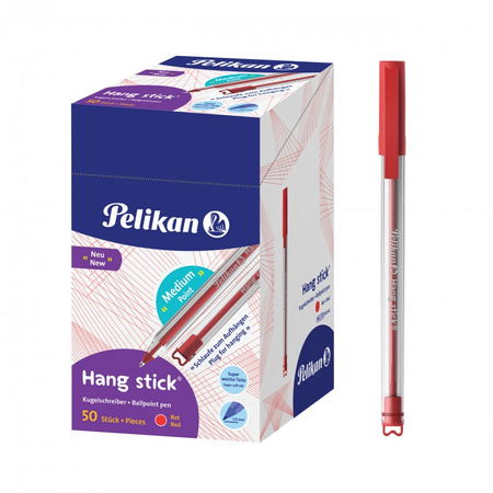 Długopis czerwony Pelikan Hang Stick