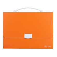 TECZKA Z RĄCZKĄ BIAŁĄ DELI 13-PRZEGRÓDEK SERIA RIO POMARAŃCZOWA