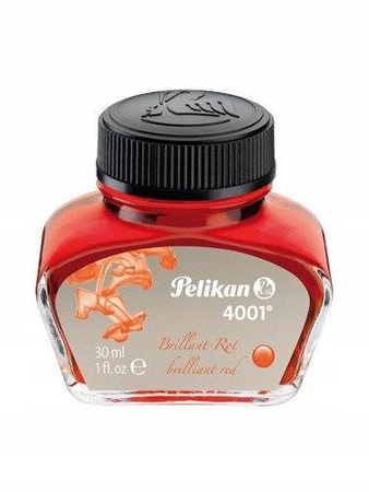 Atrament Pelikan 4001 CZERWONY 30 ml
