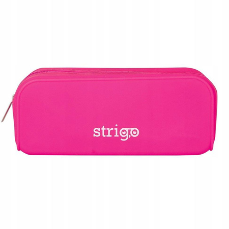 Piórnik STRIGO Silikonowy Prostokątny Różowy