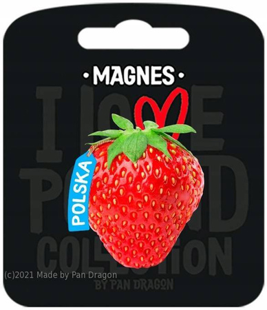 MAGNES I Love Poland Truskawka