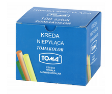 Toma Kreda szkolna 100 pałeczek KOLOROWA