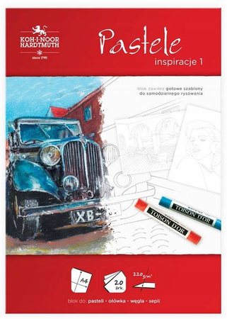 Koh&Noor Blok Pastele Inspiracje A4 220 g 20k