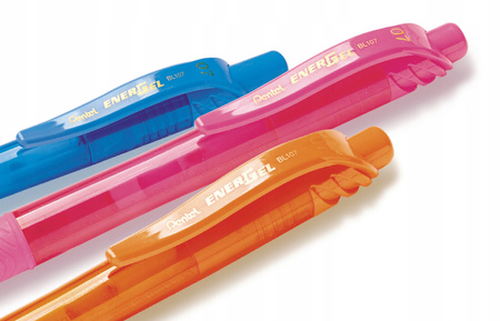 Pióro kulkowe ENERGEL Pentel BL107 CZERWONE