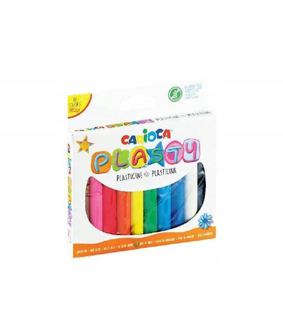 Plastelina 10 kol. 200g Carioca PLASTY