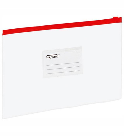Koperta strunowa Grand EC007B format A5 czerwona