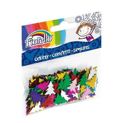 Cekiny confetti choinka Fiorello