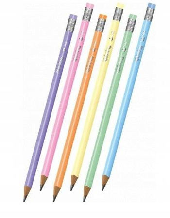 Ołówek okrągły pastelowy Colorino 80844PTR Kids
