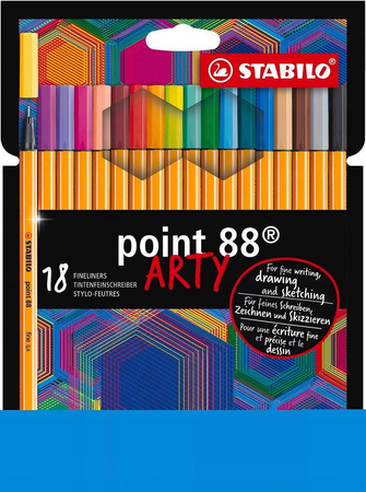 STABILO point 88 ARTY opk 18 kolorów