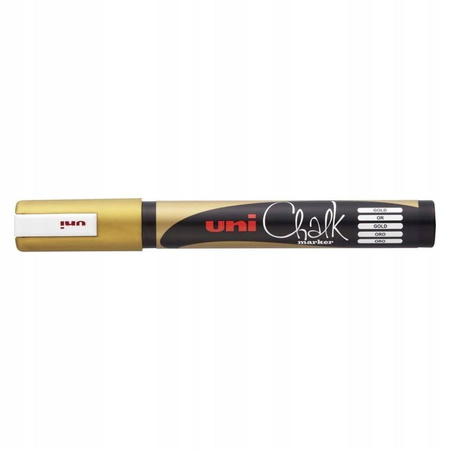 Uni marker kredowy PWE-5M złoty