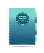COOLPACK GRADIENT KOŁOZESZYT A5 BLUE LAGOON