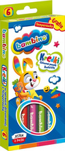 Kredki Bambino 6 kolorów drewniana oprawa