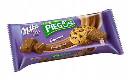 Ciastka Pieguski MILKA 135 g z czekoladą 24szt