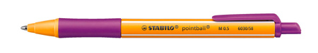 Cienkopis STABILO pointball lila