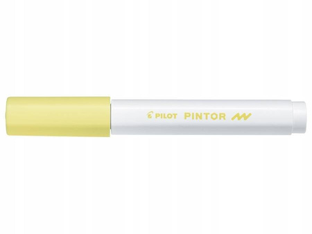 Marker z farbą Pilot PINTOR F PASTELOWY ŻÓŁTY