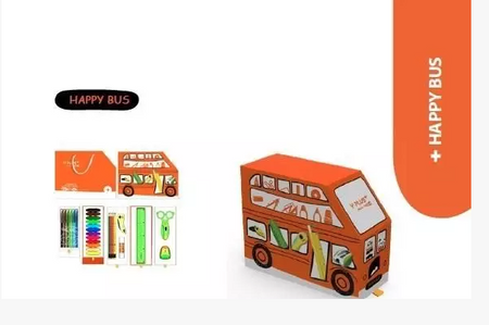 ZESTAW BIURKOWY TRODAT Y-PLUS HAPPY BUS CP180500