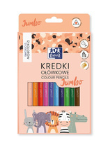 KREDKI OŁÓWKOWE OXF KIDS JUMBO 12 KOL