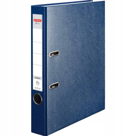 Segregator Herlitz Q.file 5 cm NIEBIESKI