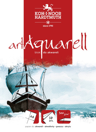 Koh - i -noor Blok Pop Aquarell A4 10 ark 300g