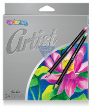 Kredki ołówkowe okrągłe ARTIST 24 kol. Colorino