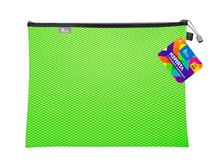 KOPERTA Z SUWAKIEM METALOWE A4 ZIELONE