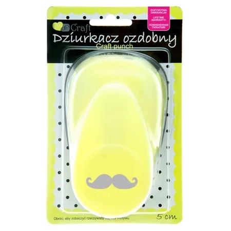 Dziurkacz ozdobny Wąsy 5cm