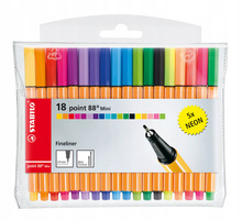 Cienkopis STABILO point 88 mini etui 13 + 5 szt.