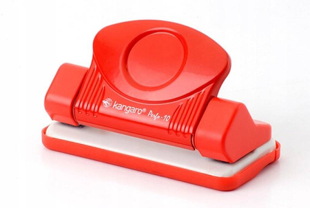 Dziurkacz Perfo 10 do 10 kartek czerwony biurowy