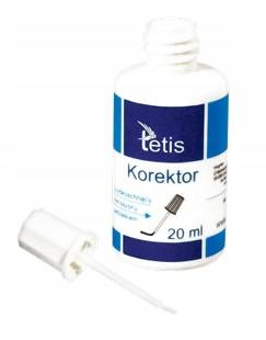 Korektor w płynie Tetis BK100 butelka 20 ml