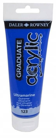 Farba akrylowa Daler Rowney 123 Ultramarine