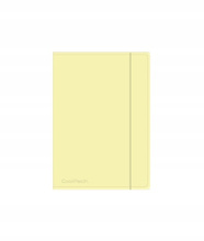 COOLPACK TECZKA NA GUMKĘ A4 POWDER YELLOW 2023