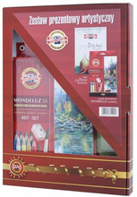 Zestaw do rysowania kredki + blok Koh i Noor