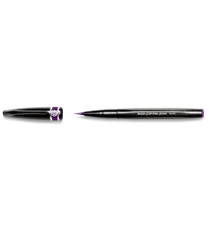 Pisak Brush Sign Pen Artist Pentel CIEMNOŻÓŁTY