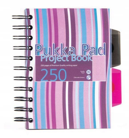 Kołozeszyt Pukka Pad Project Book Stripes A6