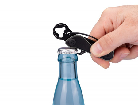 BRELOK TROIKA PARCEL CUT&CART, 9 FUNKCJI, CZARNY/TYTAN